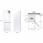 RB34C600DWW/EF 344L Frigorífico Combi Samsung - Imagen 2