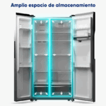 Acero Inoxidable E Frigorífico Americano Origial COOL AND FREEZE SBS 529L - Imagen 3