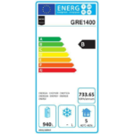 METRO Professional GRE1400 940L Acero Inoxidable Frigorífico - Imagen 2