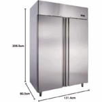 METRO Professional GRE1400 940L Acero Inoxidable Frigorífico - Imagen 4