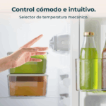 E 117L Frigorífico Combi Cecotec Bolero CoolMarket Combi 117 DF - Imagen 7