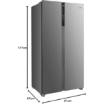 Frost Frigorífico Americano Beko GNO5323XPN 177 cm 532L No - Imagen 2