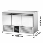 Mesa de Refrigeración GGM Gastro SAG147END 240W 368L - Imagen 6