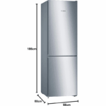 Combi Bosch KGN36VLEA 324L No Frost Frigorífico - Imagen 2