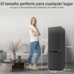 CHiQ FBM157L42 157L Inox Frigorífico Combi - Imagen 8