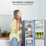 CHiQ FBM157L42 157L Inox Frigorífico Combi - Imagen 5