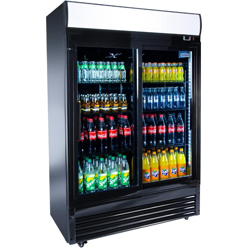 71wavcVXmIL._AC_SL1200_ Correderas Cristal Refrigerador de Bebidas GGM Gastro 880L 2 Puertas - Imagen 1