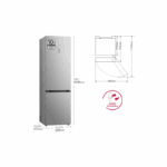Frigorífico LG GBV5250CPY 387L Total No Frost Combi - Imagen 3