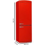 Cecotec Bolero CoolMarket Combi Origin 294L 190 cm E Rojo Frigorífico - Imagen 2