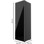 Cecotec Combi 356 200 cm 60 cm 356 L Clasificación D Negro Frigorífico Combinado - Imagen 2