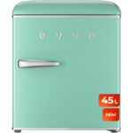 EVVO F20 45L Clase de eficiencia energética F Verde Nevera mini