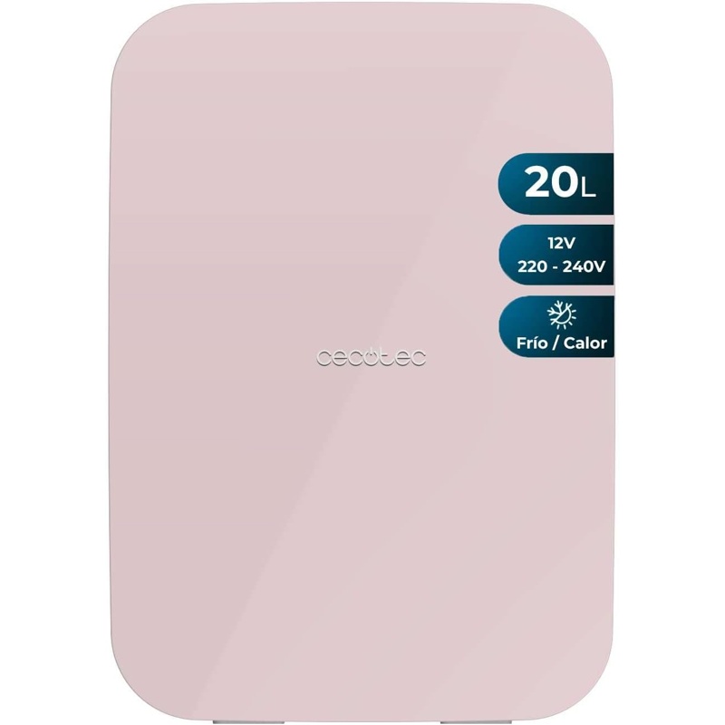 1EY9GW8tOj Cecotec Bolero MiniCooling 20L 7-65 °C Clase E Rosa Nevera mini - Imagen 1