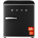EVVO F20 45L Clase de eficiencia energética F Negro Nevera mini