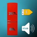 Cecotec Bolero CoolMarket Combi Origin 294L 190 cm E Rojo Frigorífico - Imagen 3