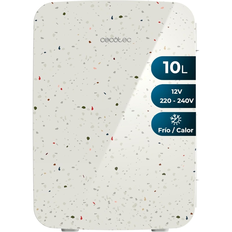 6tgeQdT2vh Cecotec Bolero MiniCooling 10L 12V-220V 7-65 °C Blanco Nevera mini - Imagen 1