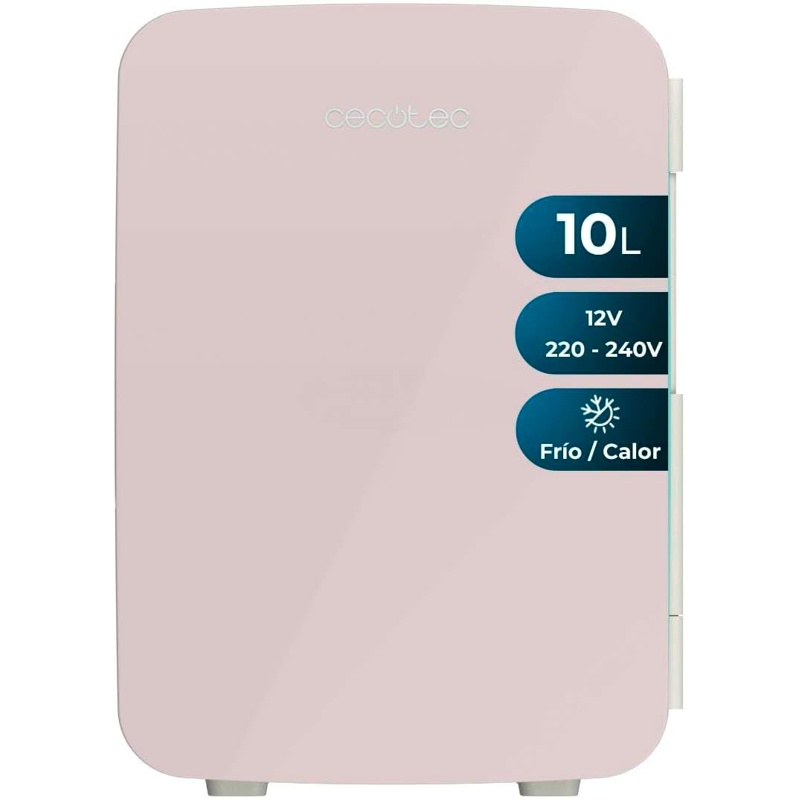 7ibU9rhdpd Cecotec Bolero MiniCooling 10L 12V-220V 7-65 °C Rosa Nevera mini - Imagen 1
