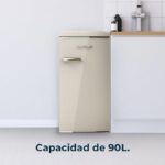 Cecotec Bolero CoolMarket TT Origin 90 90L F Beige Frigorífico mini - Imagen 3