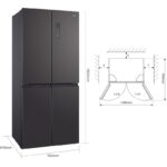 CHiQ CCD415NEI4E 415L 182cm 63cm Inverter Clase E Frigorífico Americano - Imagen 4