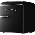 EVVO F20 45L Clase de eficiencia energética F Negro Nevera mini - Imagen 3