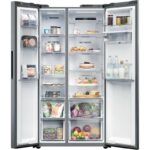 Candy CNSQ2T918EWX 91 cm 523 L 37 dB Clasificación E Frigorífico Side by Side - Imagen 6