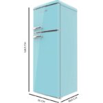 Cecotec Bolero CoolMarket 2D Origin 215L E Azul Frigorífico - Imagen 3