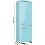 Cecotec Bolero CoolMarket Combi Origin 300 300L E Azul Frigorífico - Imagen 3