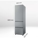 Haier HTR3518ENMX 54,5 cm 303 L Clasificación E Frigorífico Combinado - Imagen 2