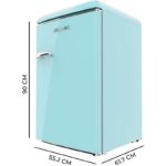 Cecotec Bolero CoolMarket TT Origin 110 110L E Azul Frigorífico mini - Imagen 4