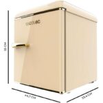 Cecotec Bolero CoolMarket TT Origin 45 45L E Beige Frigorífico mini - Imagen 7