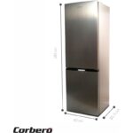 Corberó CCH18564NFX 63 x 59,5 x 188 cm 310 L 40 dB Clasificación E Inox Frigorífico Combinado - Imagen 3