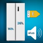 Cecotec SBS 430 84 x 176 cm 430 L Clasificación E Blanco Frigorífico Side by Side - Imagen 6