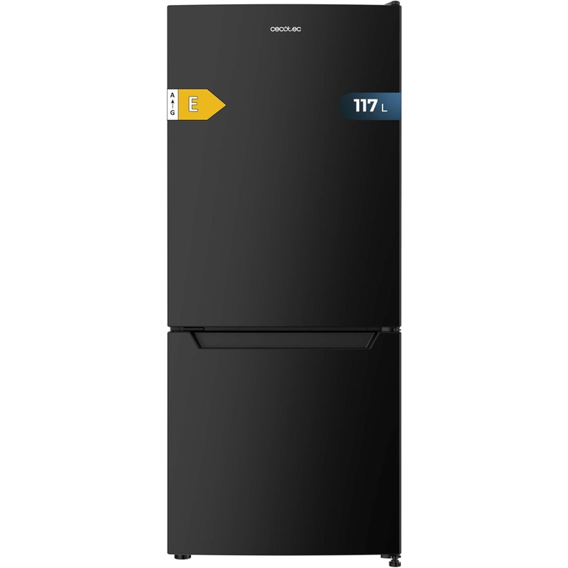 WdmrrUtBZl Cecotec Combi 117 DF 117 L Clasificación E Negro Frigorífico Combinado - Imagen 1