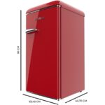 Cecotec Bolero CoolMarket TT Origin 90 90L F Rojo Frigorífico mini - Imagen 4