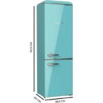 Cecotec Bolero CoolMarket Combi Origin 300 300L E Verde Frigorífico - Imagen 6