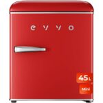 EVVO F20 45L Clase de eficiencia energética F Rojo Nevera mini