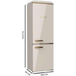 Cecotec Bolero CoolMarket Combi Origin 300 300L E Beige Frigorífico - Imagen 4