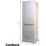 Corberó CCH18564NFW 59 x 91 x 177 cm 293 L 39 dB Clasificación D Frigorífico Combinado - Imagen 3