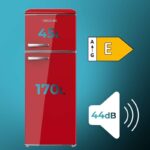 Cecotec Bolero CoolMarket 2D Origin 215L E Rojo Frigorífico - Imagen 5