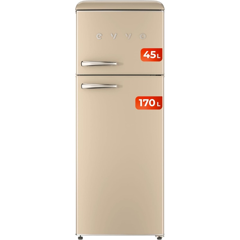 hj24eSGbPL EVVO F45 170L 45L Clase E Beige Frigorífico Dos Puertas - Imagen 1
