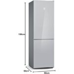 Balay 3KFD565BI 326L 186x60x66cm No Frost Clase D Frigorífico Combi - Imagen 4