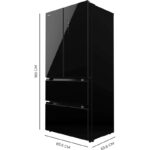 Cecotec Bolero CoolMarket FD 436 83,6 x 183 cm 436 L Clasificación E Frigorífico Puerta Francesa - Imagen 4