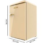 Cecotec Bolero CoolMarket TT Origin 110 110L E Beige Frigorífico mini - Imagen 4