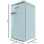 Cecotec Bolero CoolMarket TT Origin 90 90L F Azul Frigorífico mini - Imagen 3