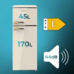 Cecotec Bolero CoolMarket 2D Origin 215L E Beige Frigorífico - Imagen 3