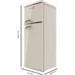 Cecotec Bolero CoolMarket 2D Origin 215L E Beige Frigorífico - Imagen 4