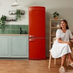 Cecotec Bolero CoolMarket Combi Origin 294L 190 cm E Rojo Frigorífico - Imagen 6