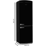 Cecotec Bolero CoolMarket Combi Origin 294L 190 cm E Negro Frigorífico - Imagen 6